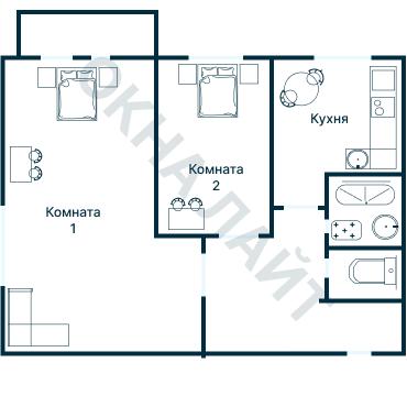 Планировка 1800