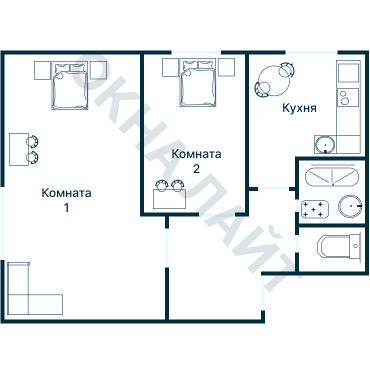 Остекление планировки 1803 дома II-29