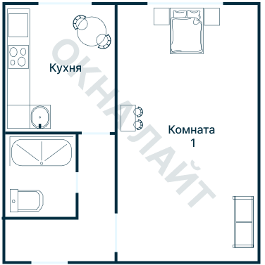 Остекление планировки 4807 дома II-49
