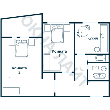 Остекление планировки 4820 дома II-49