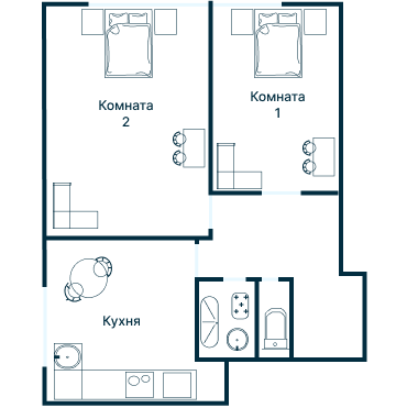 Остекление планировки 4824 дома II-49