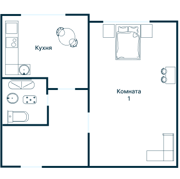 Остекление планировки 4890 дома II-49