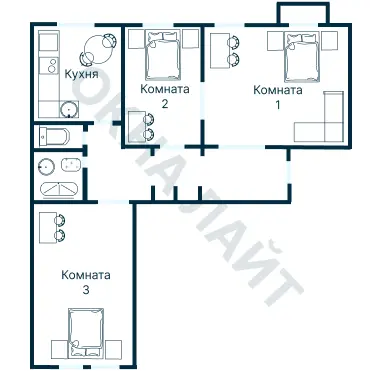 Планировка 1947