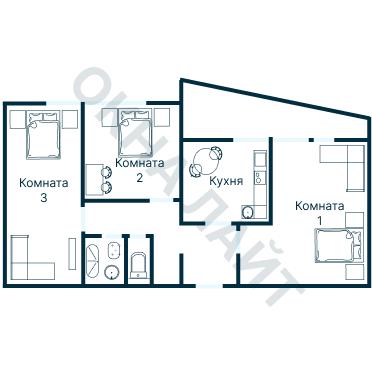 Планировка 1950