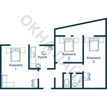 Планировка 1954