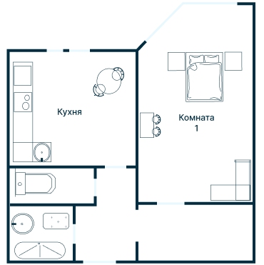 Остекление планировки 2627 дома КОПЭ
