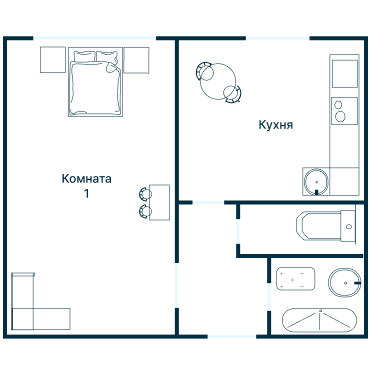 Остекление планировки 2631 дома КОПЭ