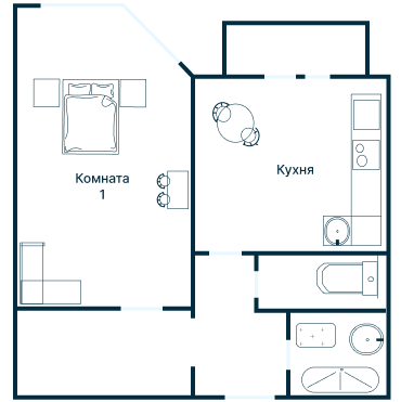 Остекление планировки 2637 дома КОПЭ