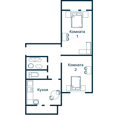 Остекление планировки 2665 дома КОПЭ