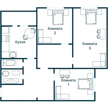 Планировка 2677