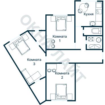 Планировка 2834