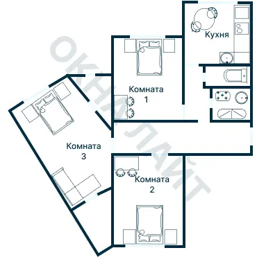 Планировка 2834