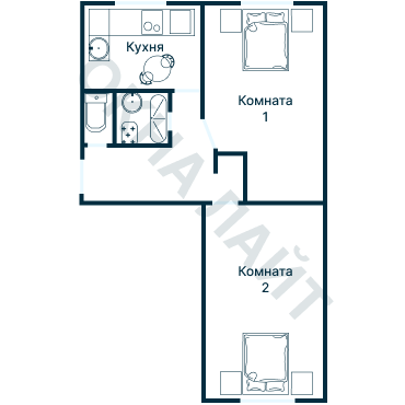 Остекление планировки 2879 дома КПД-4570