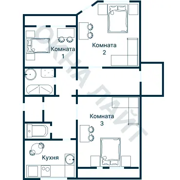 Планировка 2962