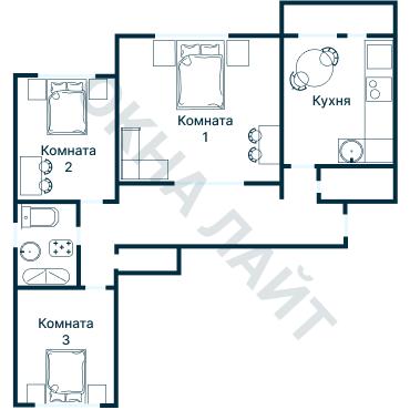 Планировка 3047