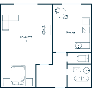 Остекление планировки 3061 дома П-30