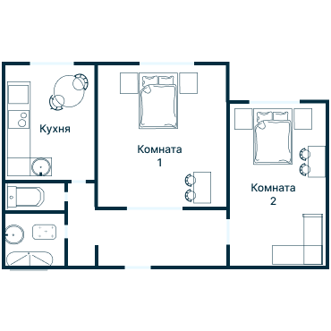 Остекление планировки 3065 дома П-30