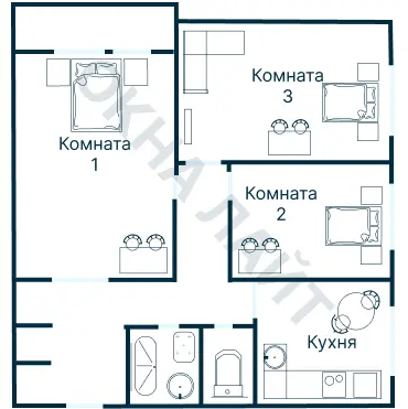 Планировка 3334