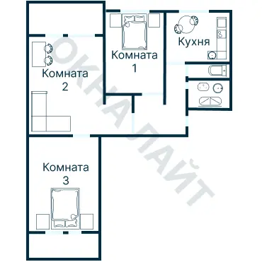 Планировка 3409