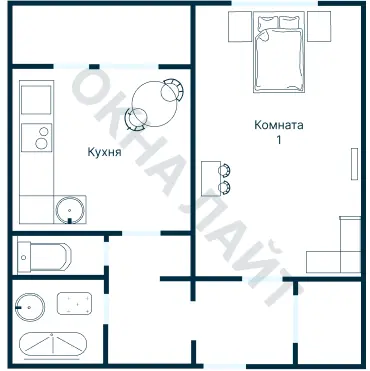 Планировка 3454