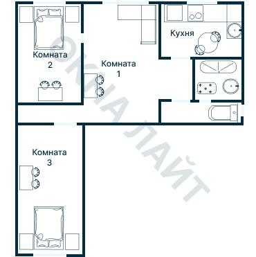 Планировка 3457