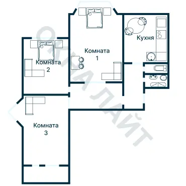 Планировка 3474